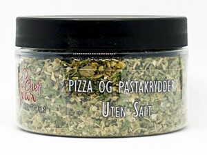 Pasta og Pizzakrydder uten salt