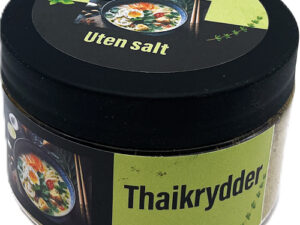 Thaikrydder uten salt på plastboks