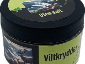 Viltkrydder uten salt på plastboks