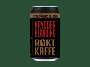 Krydderblanding med røkt kaffe på ølboks