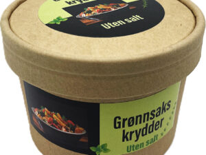 Grønnsakskrydder uten salt på pappboks