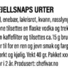 Fjellsnaps urter på pappboks - Bilde 4