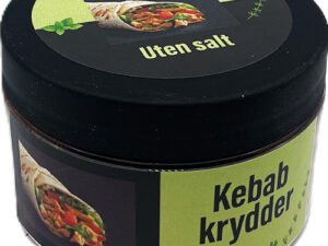 Kebabkrydder uten salt på plastboks