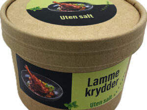 Lammekrydder uten salt på pappboks