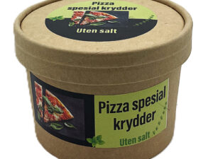 Pizza spesialkryddeer uten salt på pappboks