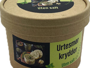 Urtesmørkrydder uten salt på pappboks